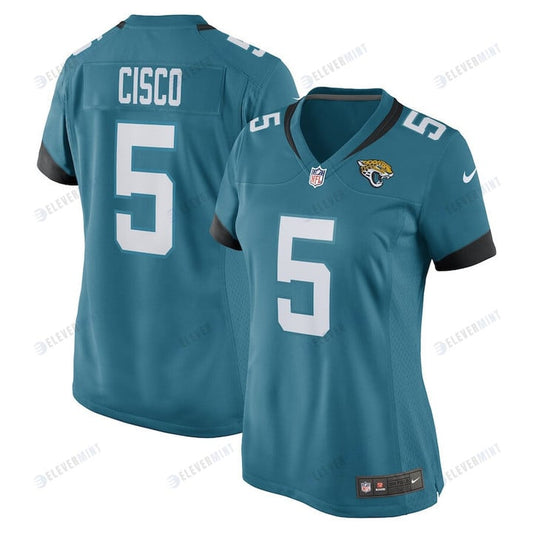 Andre Cisco Jacksonville Jaguars Women's Game Player Jersey - Teal