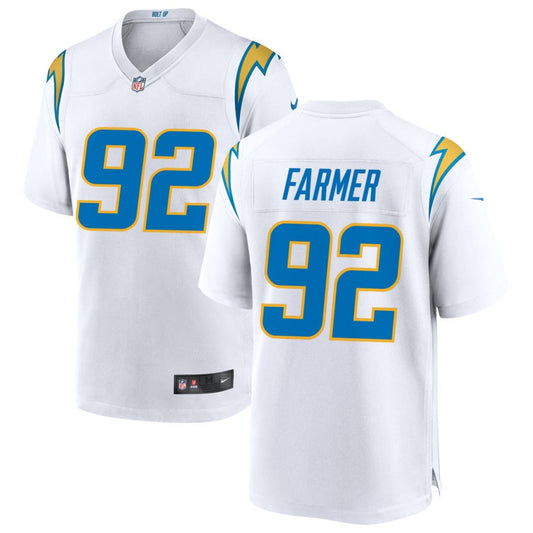 Andrew Farmer Los Angeles Chargers Nike Game Jersey - White